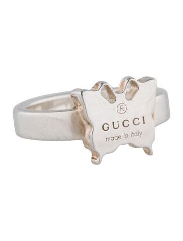 gucci butterfly ring size 8|gucci twirl ring.